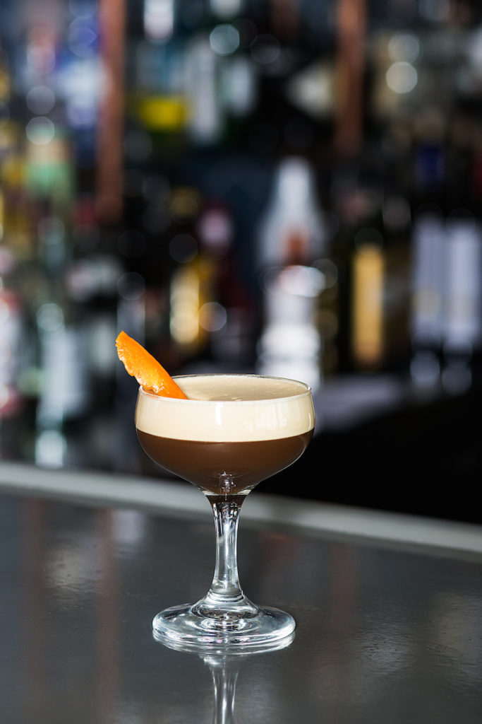 Björk Espresso Cocktail with Björk Liqueur